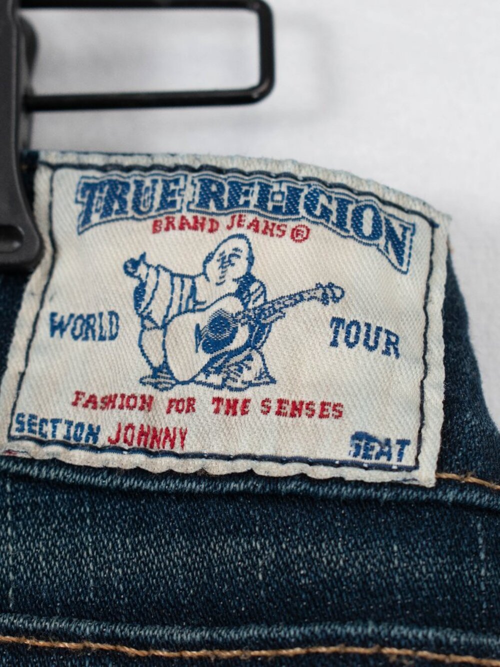 True Religion World Tour “Johnny” Women’s Size 29 Waist Bootcut Denim Blue Jeans